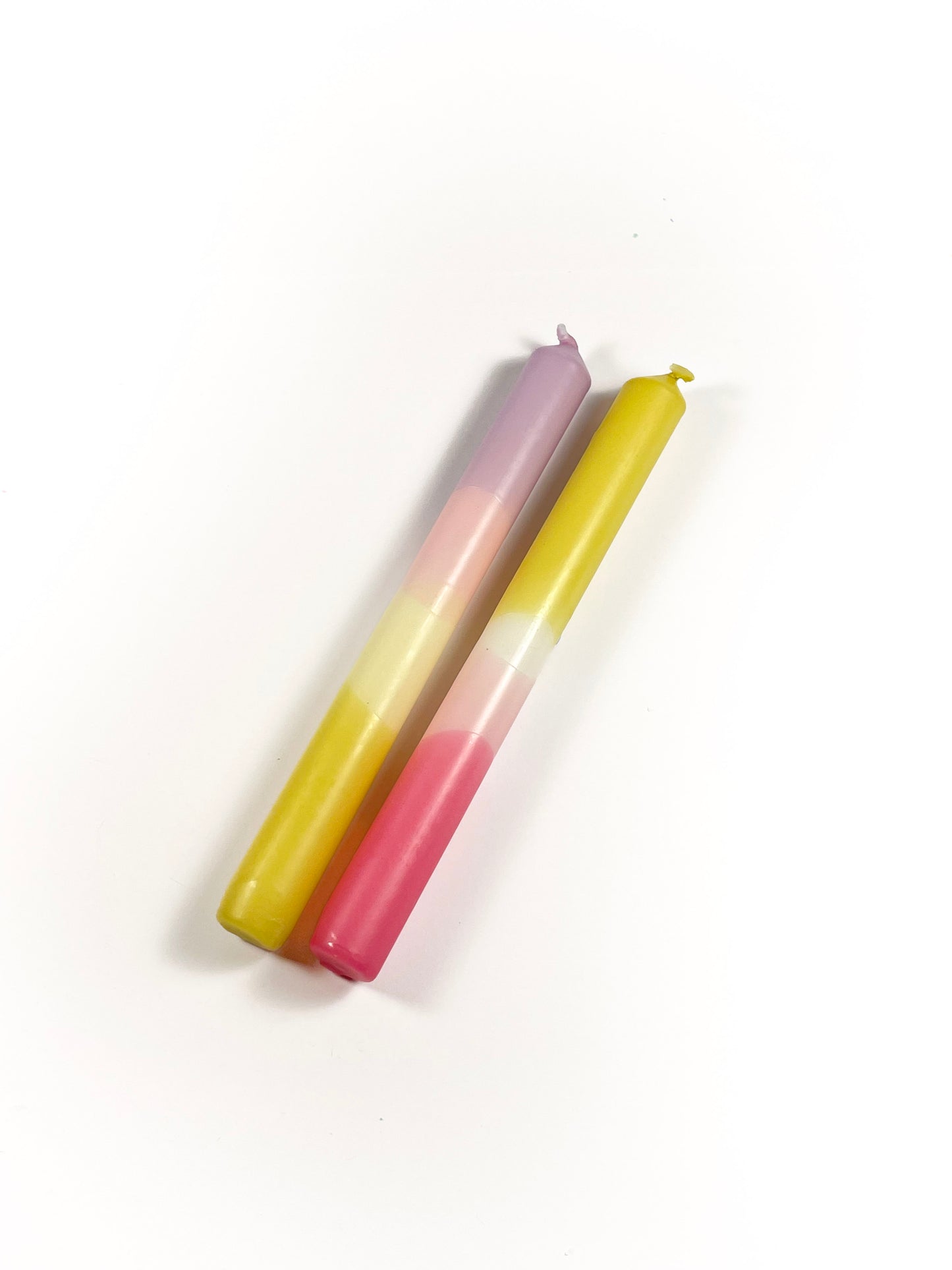 Pastels Dip Dye Candles