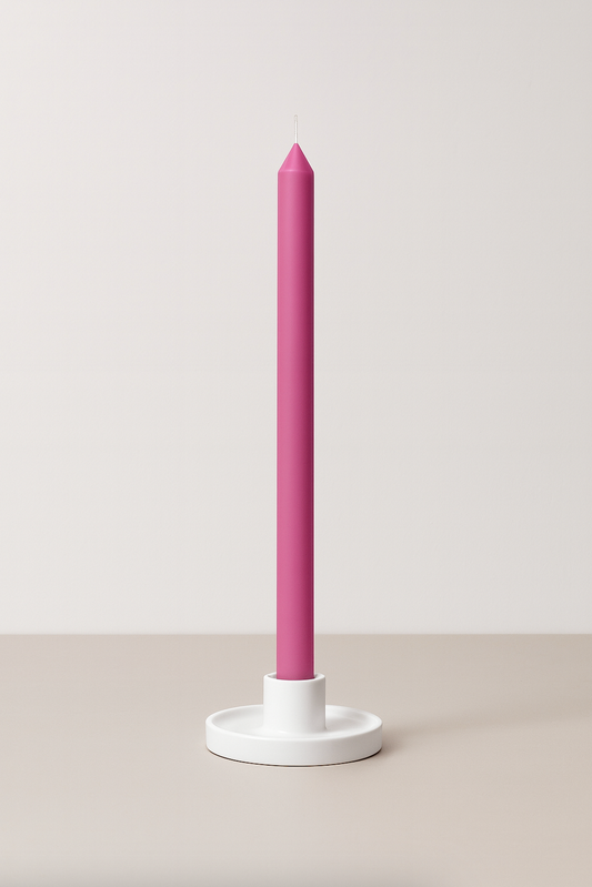 Magenta 40cm Dinner Candles