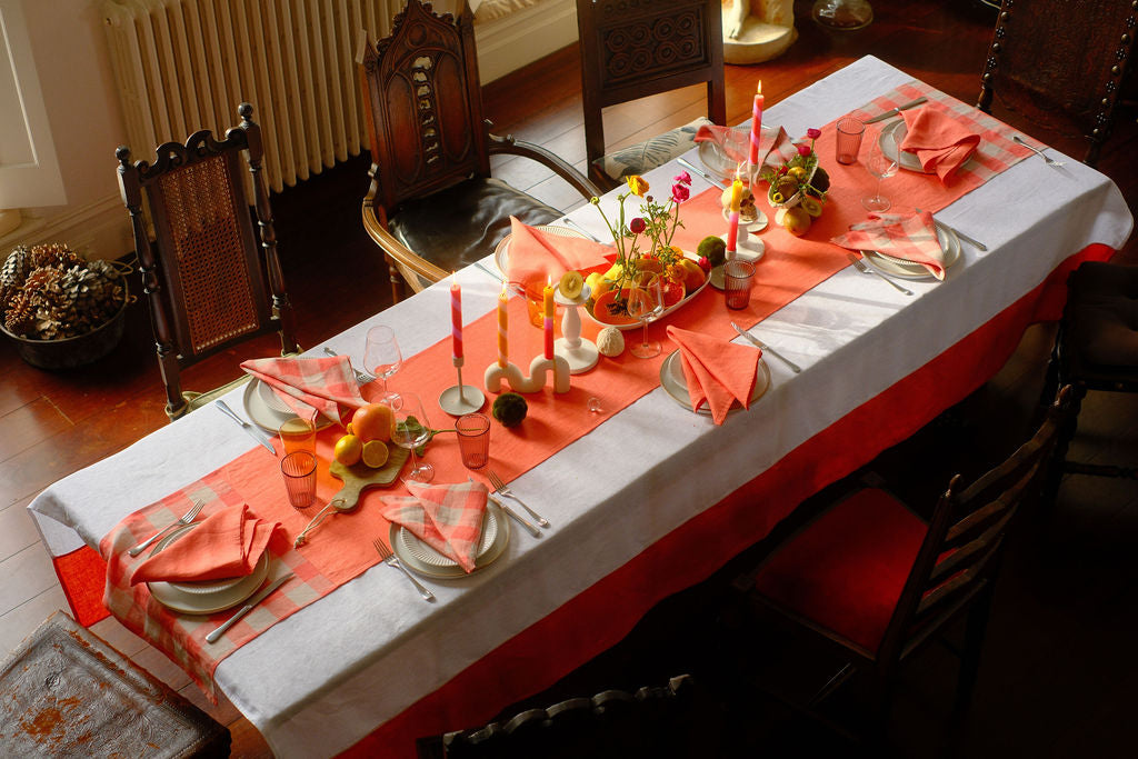 A Coral Christmas: Rethinking Tradition, One Napkin at a Time