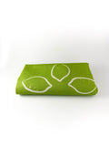 Lime green citrus-print linen napkins from Everyday Normal's Zesty set