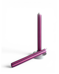 Aubergine Barbie Autumn Pinstripes Dinner Candles