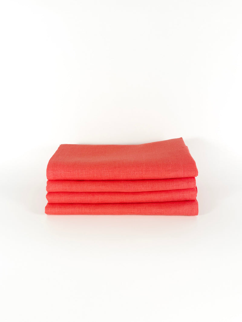Grapefruit Crush Linen Napkins by Everyday Normal, photo 1