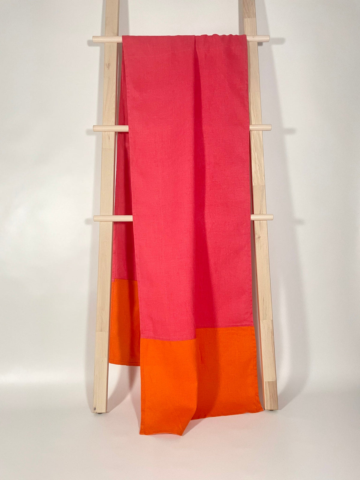 Pink and orange linen table runner from Everyday Normal's Sass First — image 1