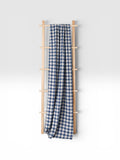 Blue Porcelain Checked Tablecloth