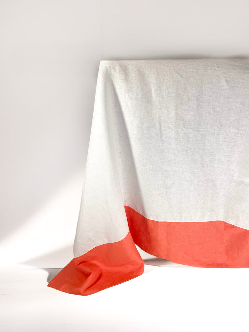 Grapefruit Edge Linen Tablecloth by Everyday Normal, photo 1