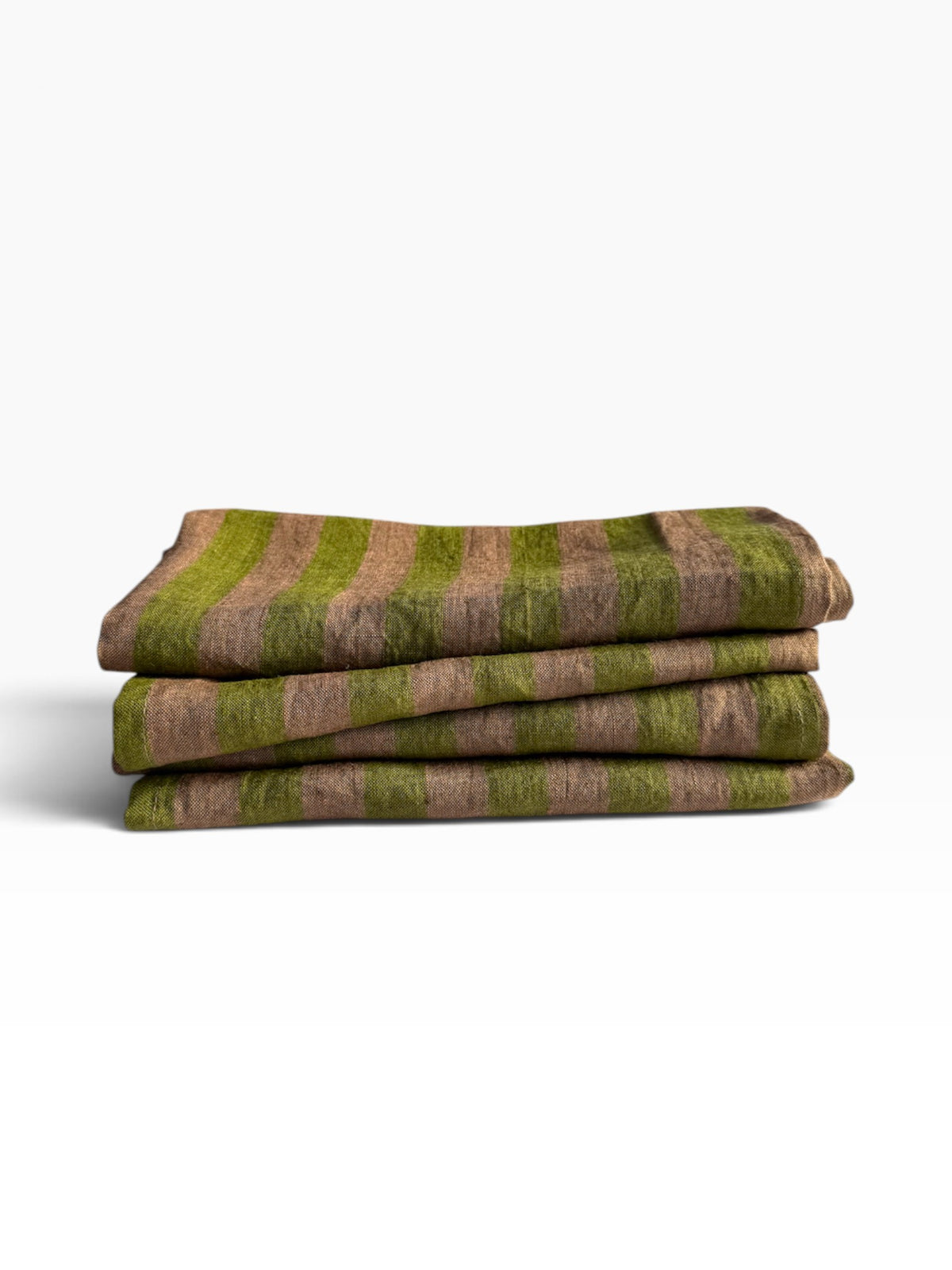 Spring Meadow Stripe Linen Napkins