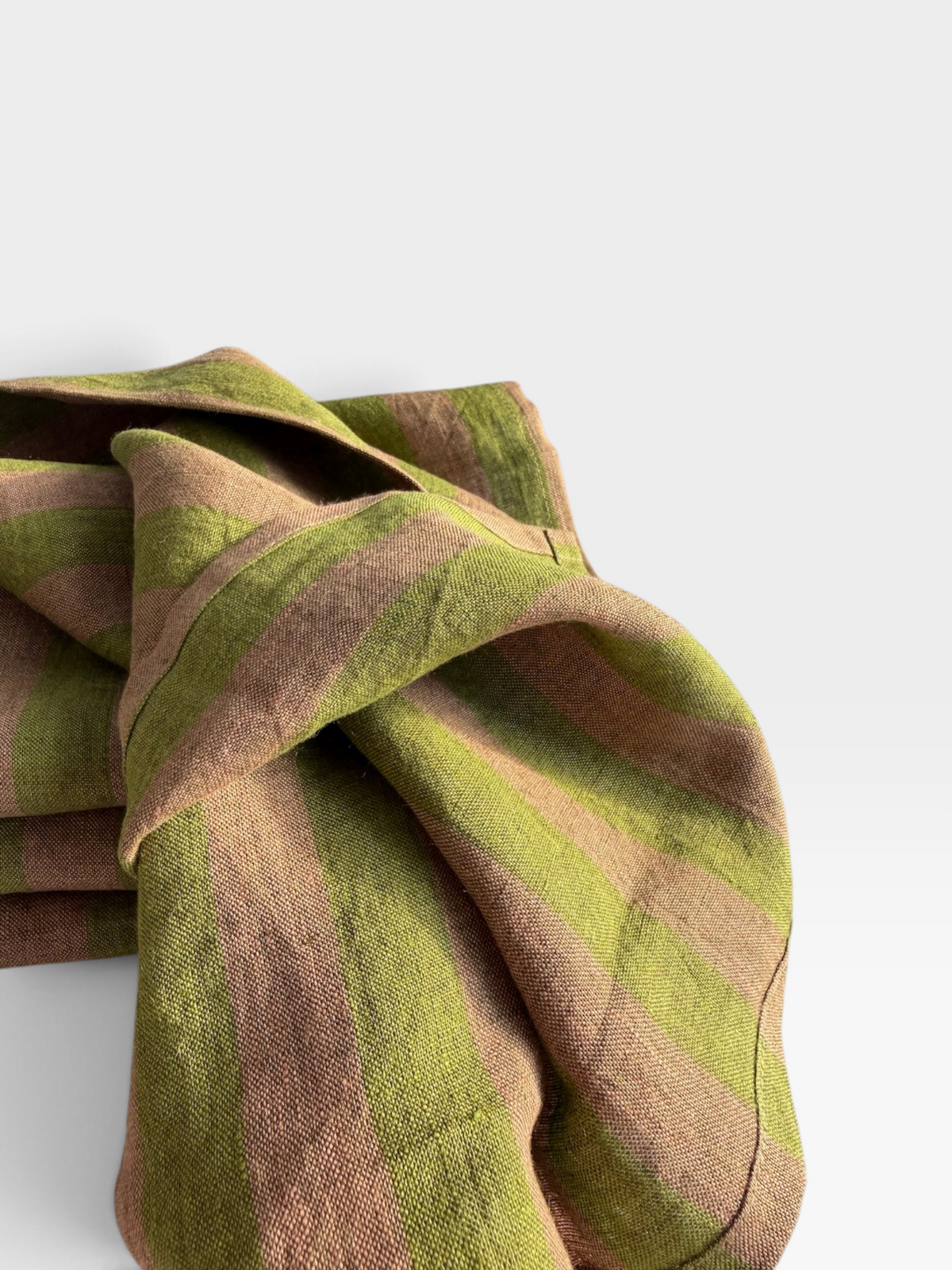 Spring Meadow Stripe Linen Napkins