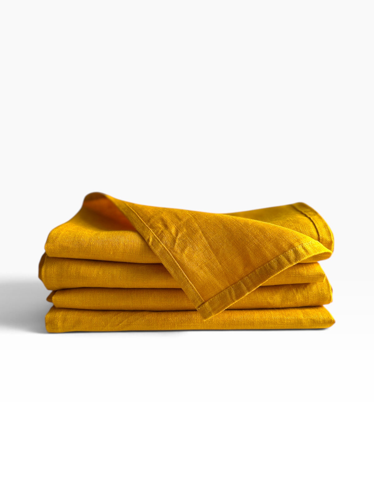 Marigold Plain Linen Napkins