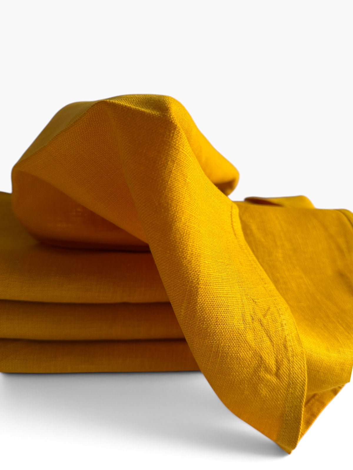 Marigold Plain Linen Napkins