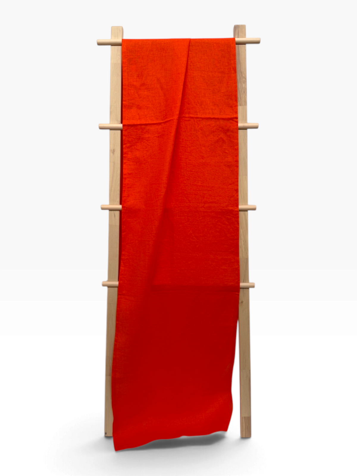 Spanish Orange Linen Table Runner