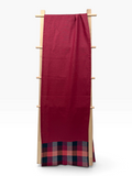 Summer Field Check Linen Table Runner