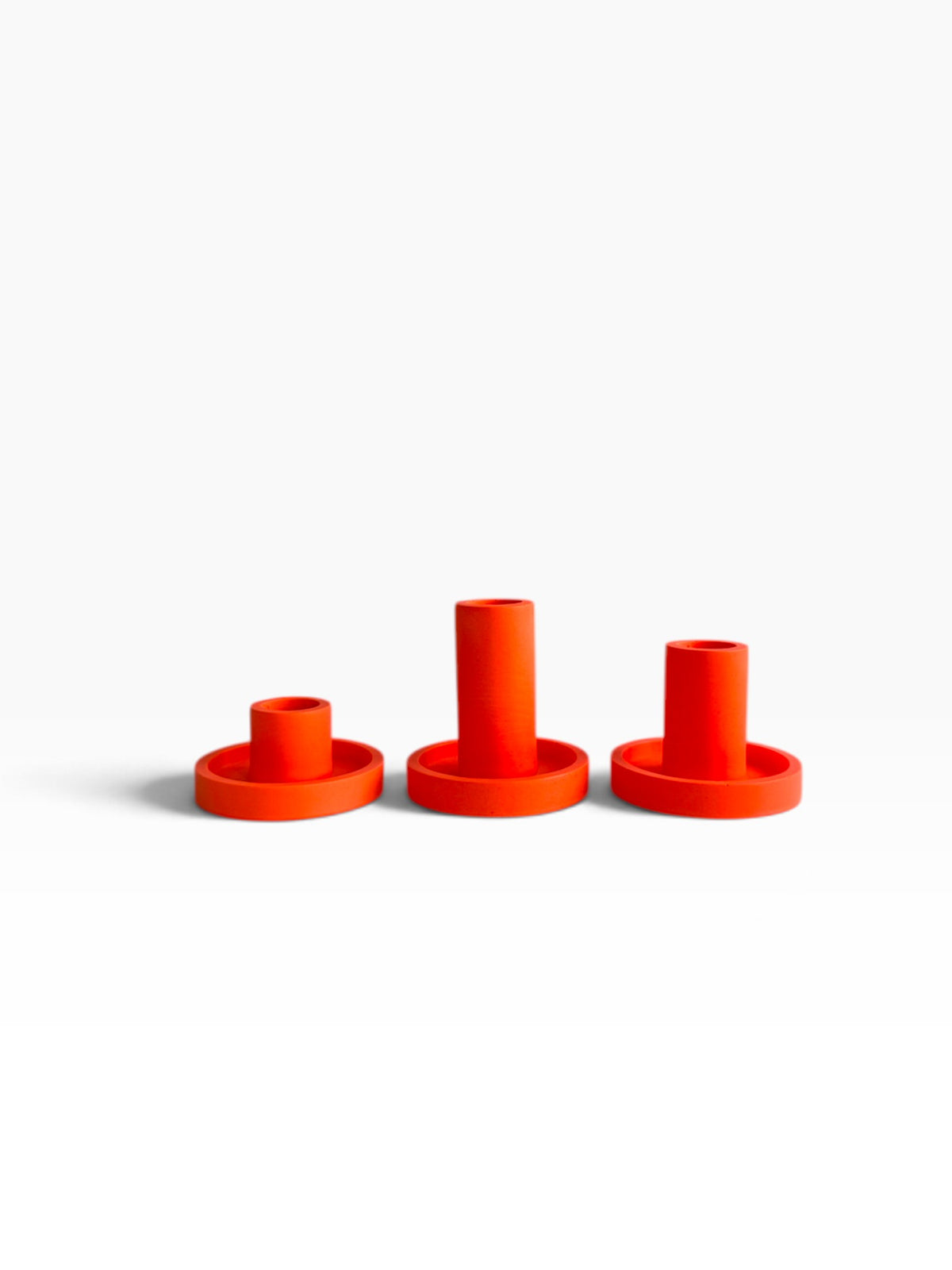 Tangerine Riot Jesmonite Candle Holder - Large by Everyday Normal, photo 3