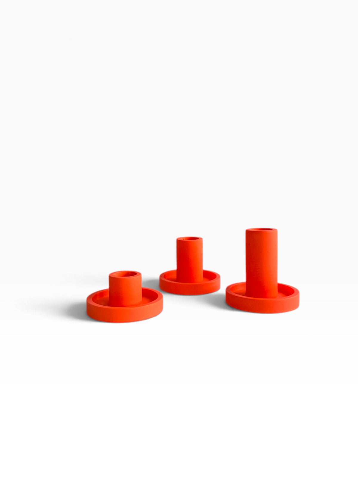 Tangerine Riot Jesmonite Candle Holder - Small by Everyday Normal, photo 1
