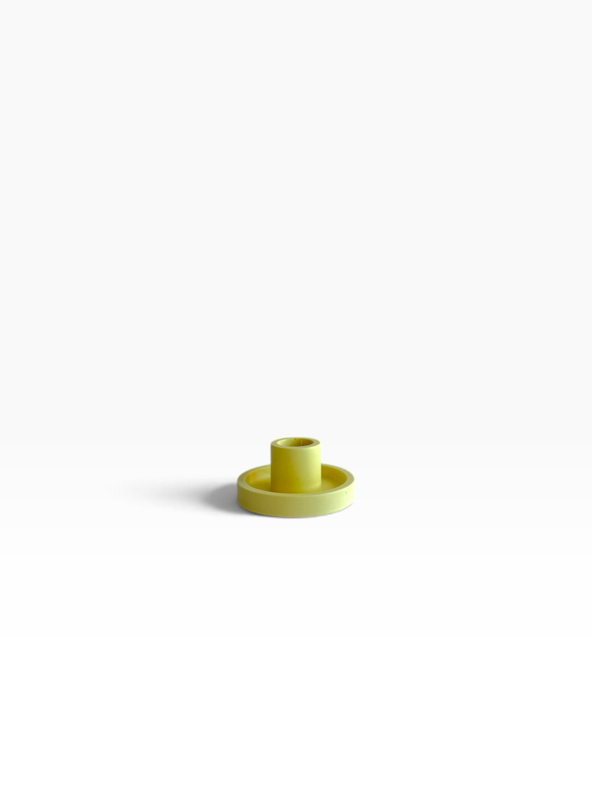 Lemon Drop Jesmonite Candle Holder - Small