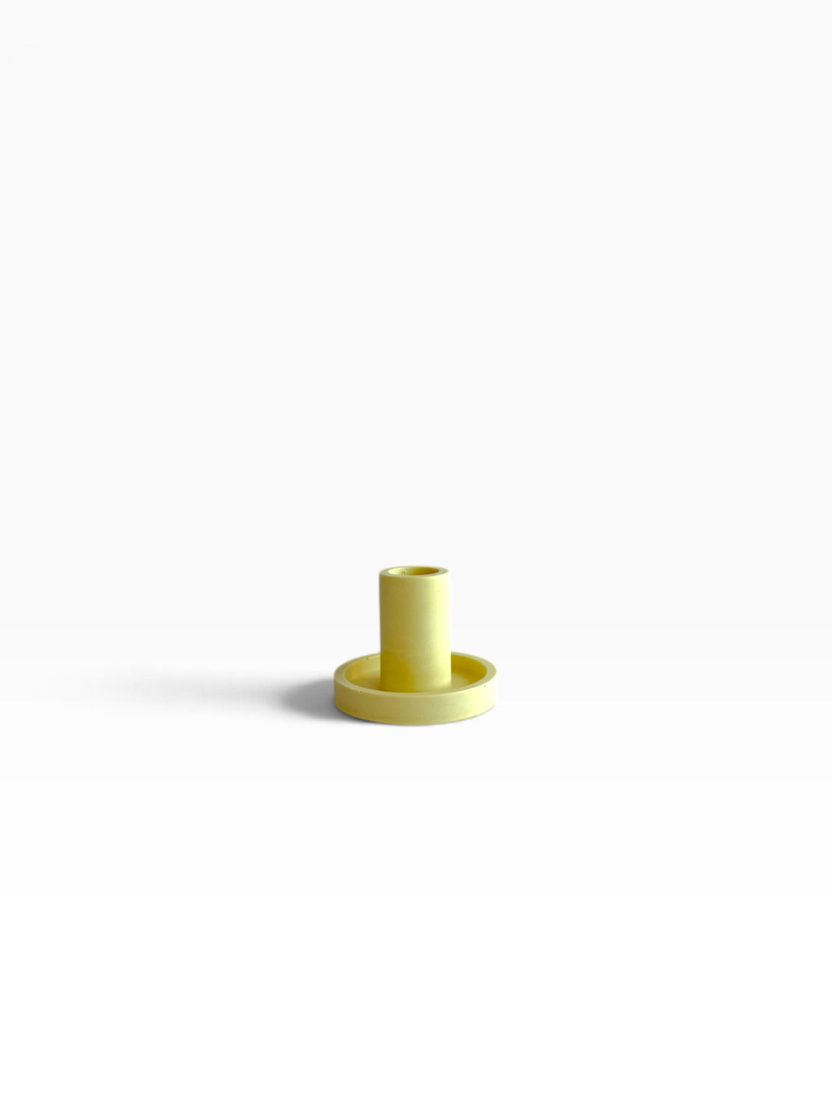 Lemon Drop Jesmonite Candle Holder - Medium