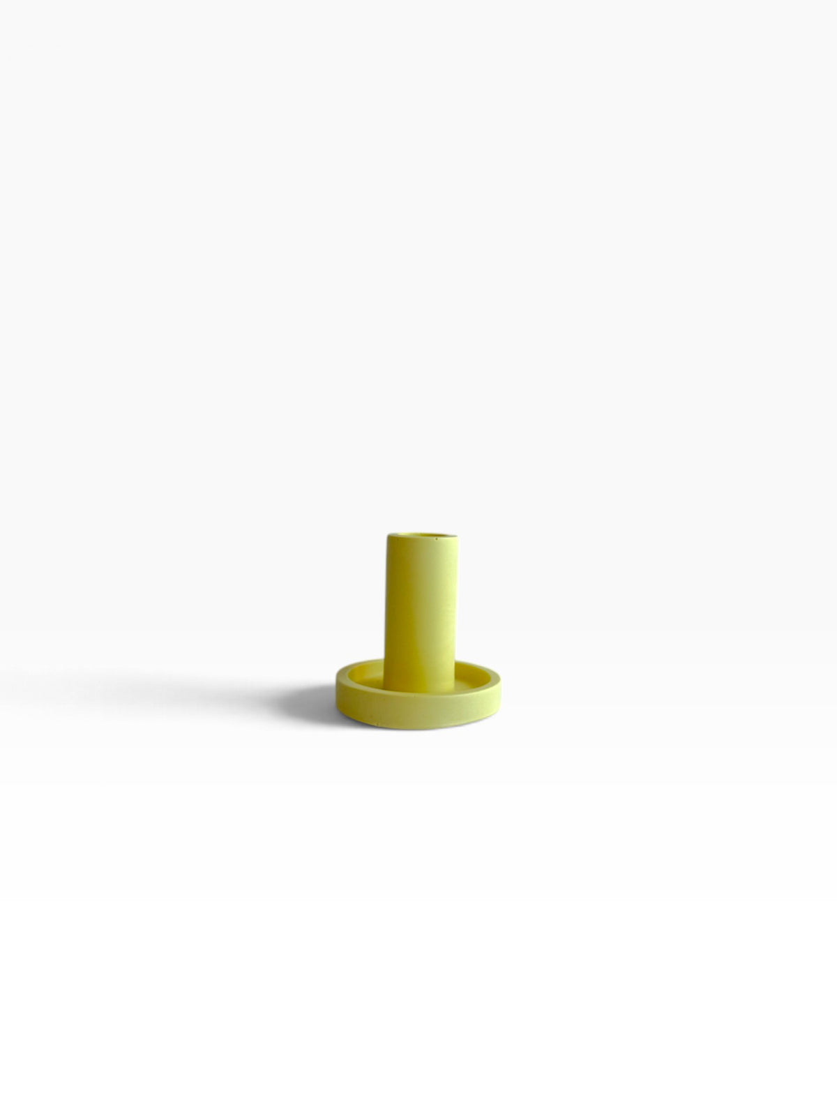 Lemon Drop Jesmonite Candle Holder - Large