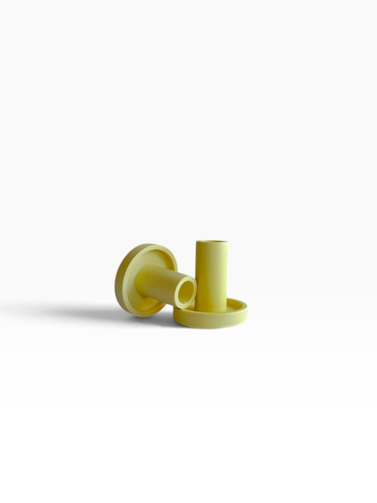 Lemon Drop Jesmonite Candle Holder - Large