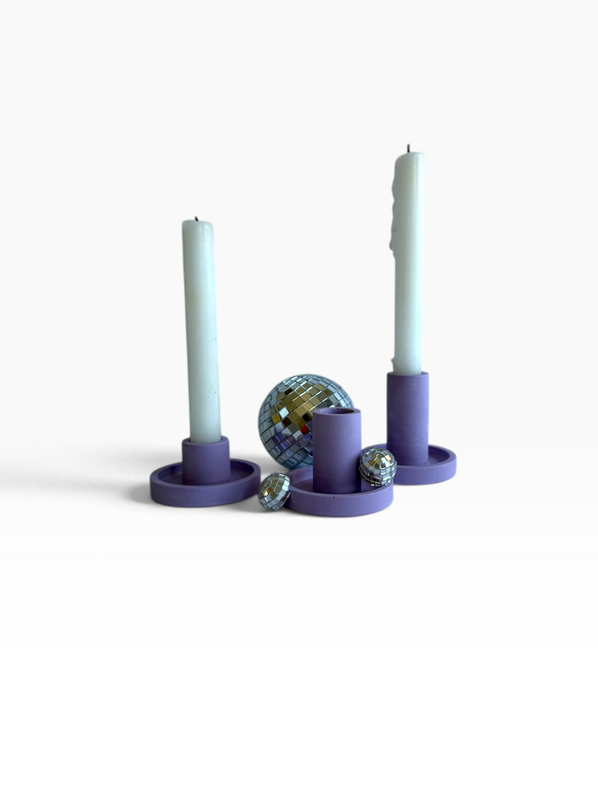 Lavender Loud Jesmonite Candle Holder - Medium by Everyday Normal, photo 4