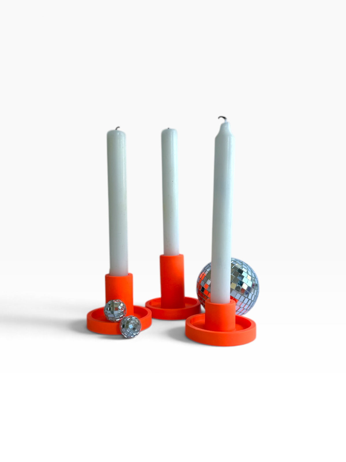 Tangerine Riot Jesmonite Candle Holder - Large by Everyday Normal, photo 4