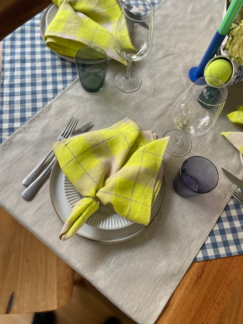 Oat Couture Linen Table Runner