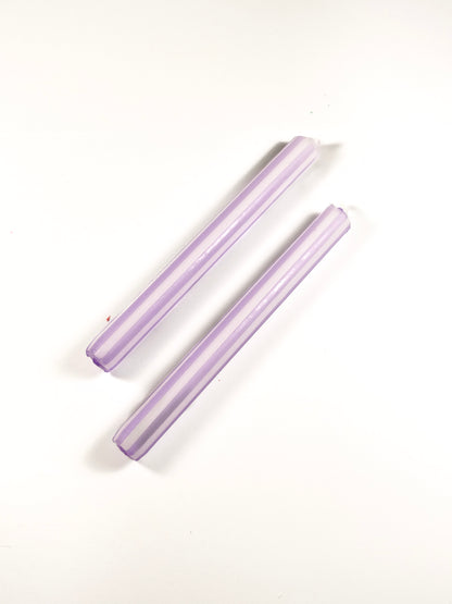 Lavendar Pastel Pinstripes