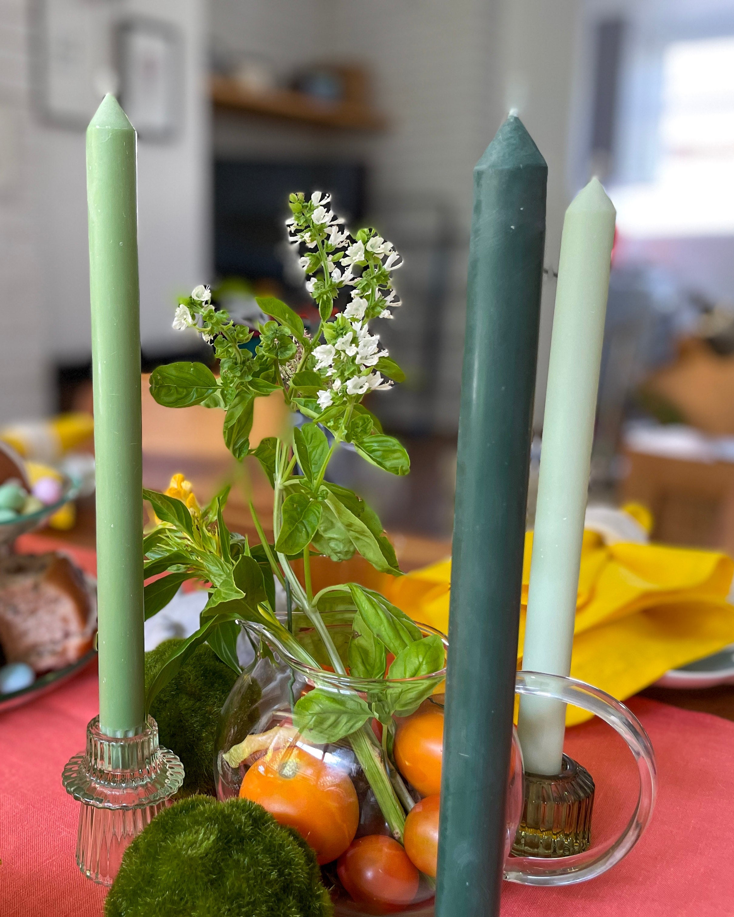 Verdant Calm Green Candle Set