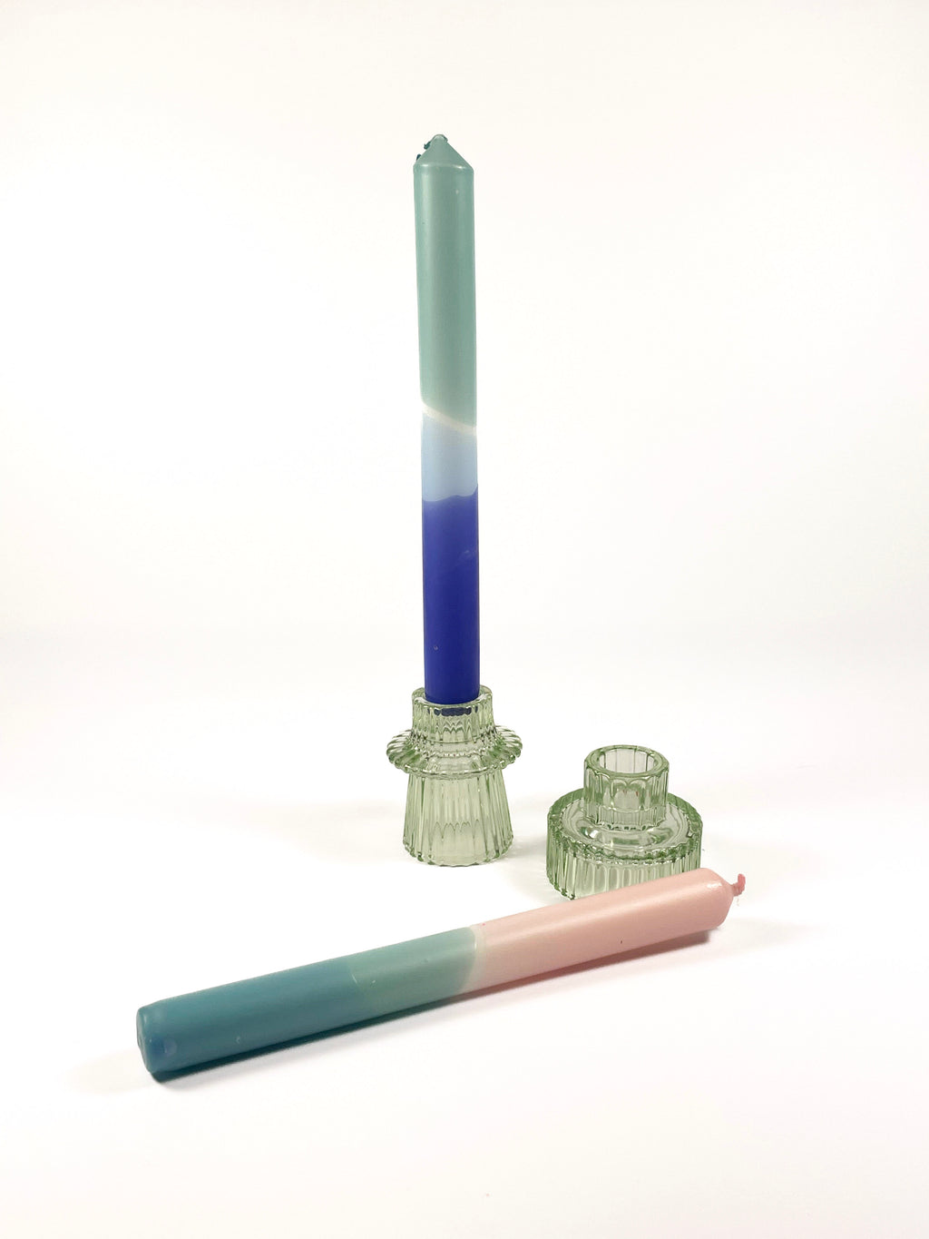 Pastels Dip Dye Candles