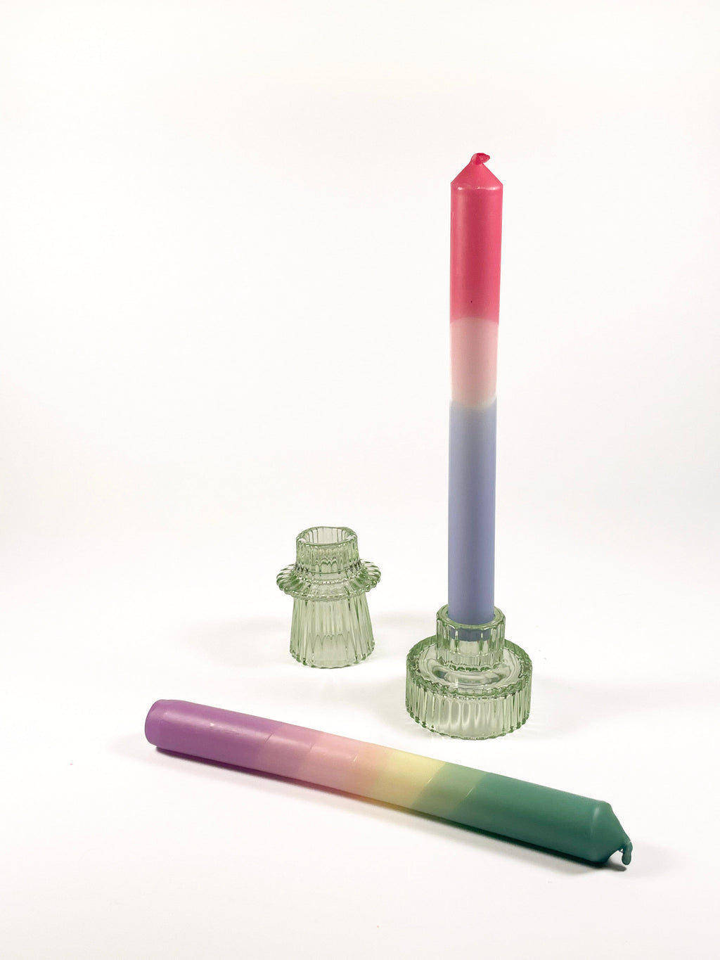 Pastels Dip Dye Candles