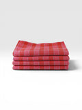 Rhubarb Checked Napkins