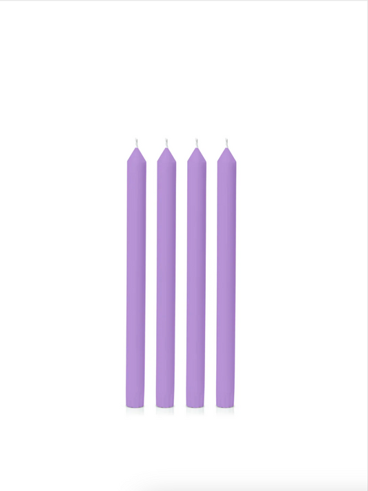 Purple 30cm Dinner Candles