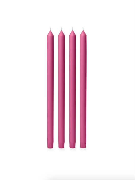 Magenta 40cm Dinner Candles