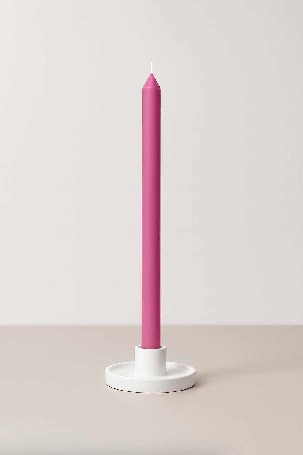 Magenta 40cm Dinner Candles