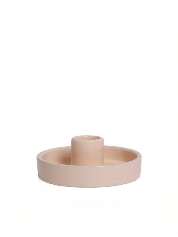 Eggshell Ceramic Candle Holde