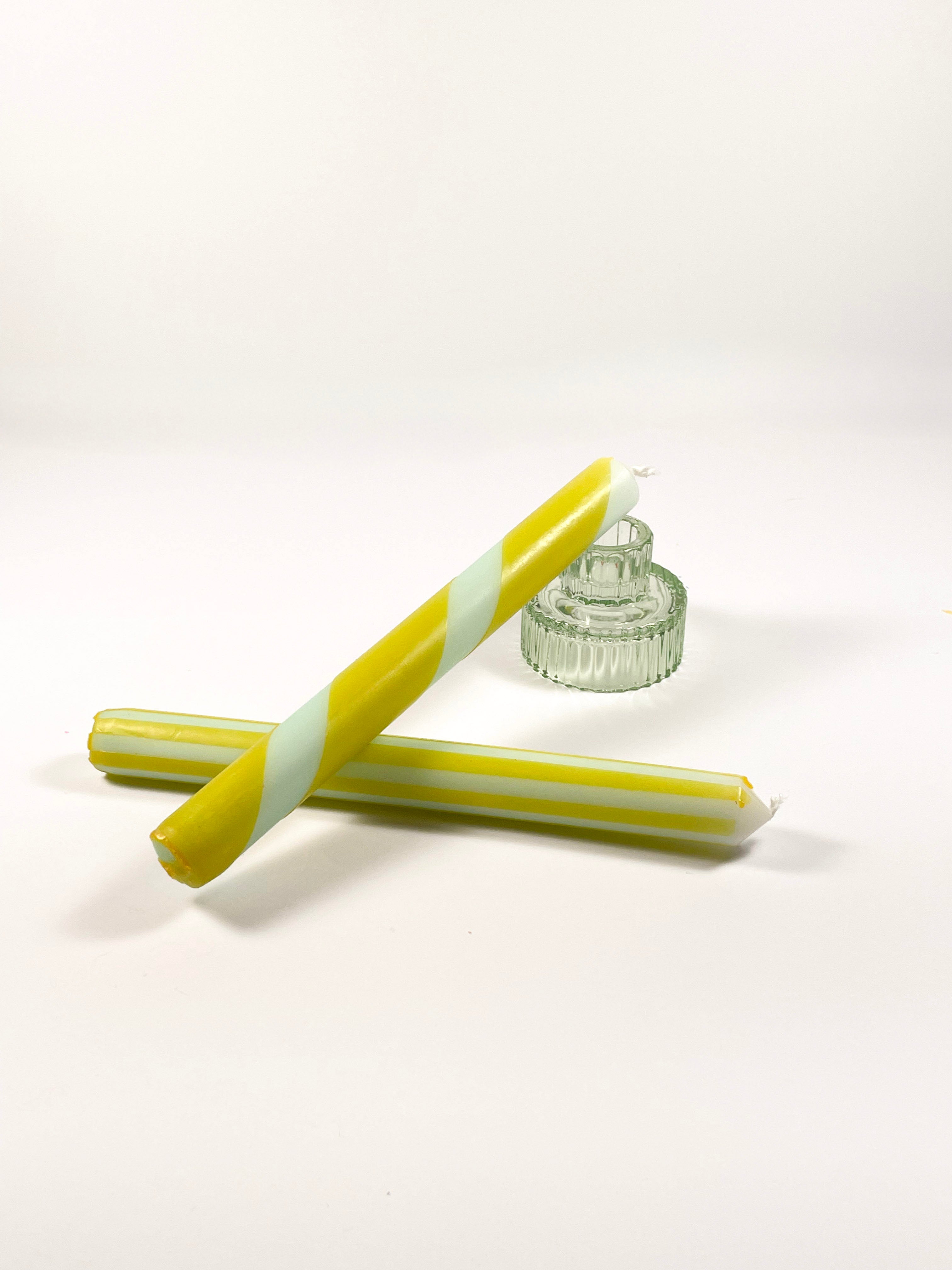 Twisted Striped Candles – Mix & Match