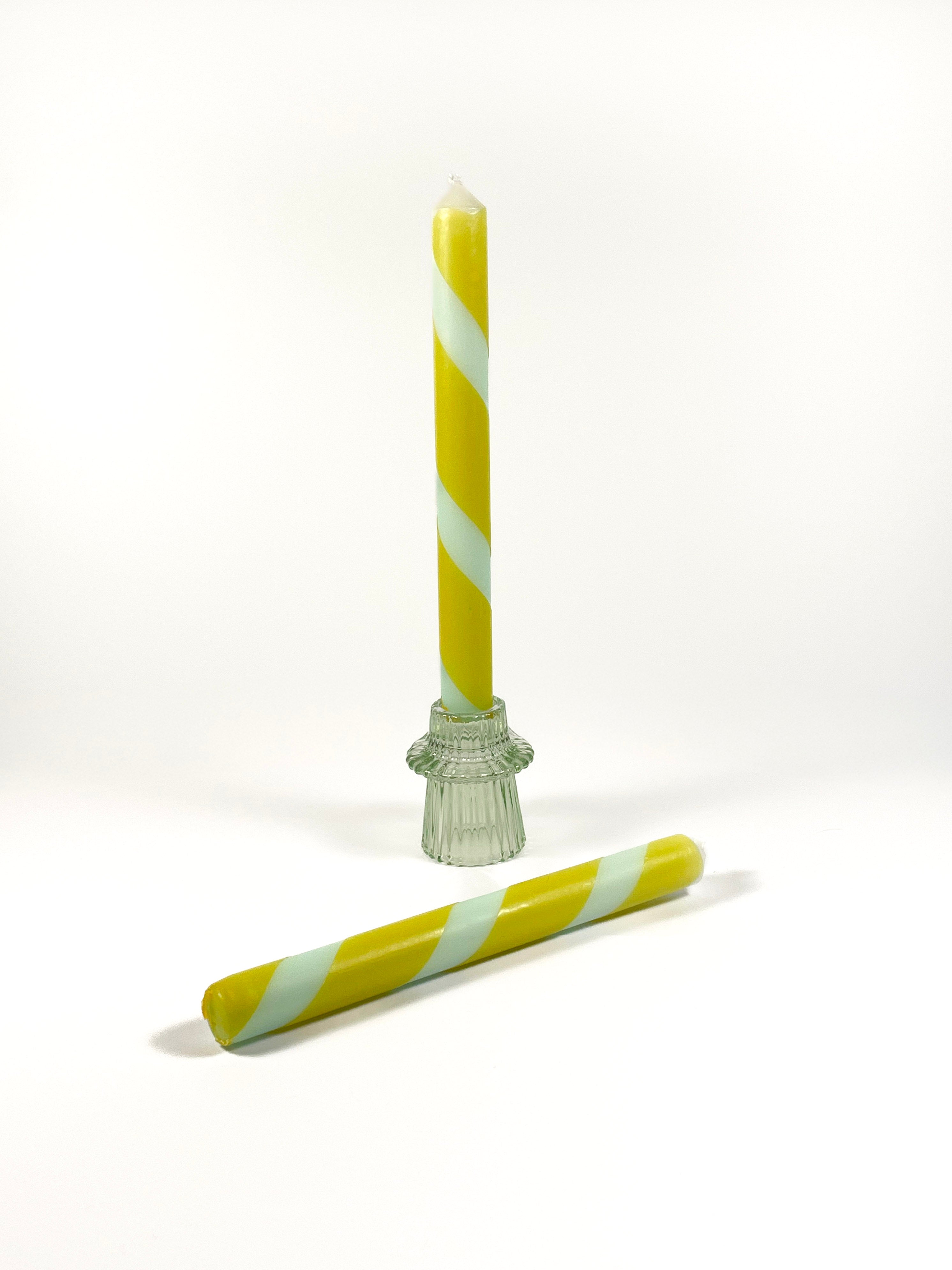 Twisted Striped Candles – Mix & Match