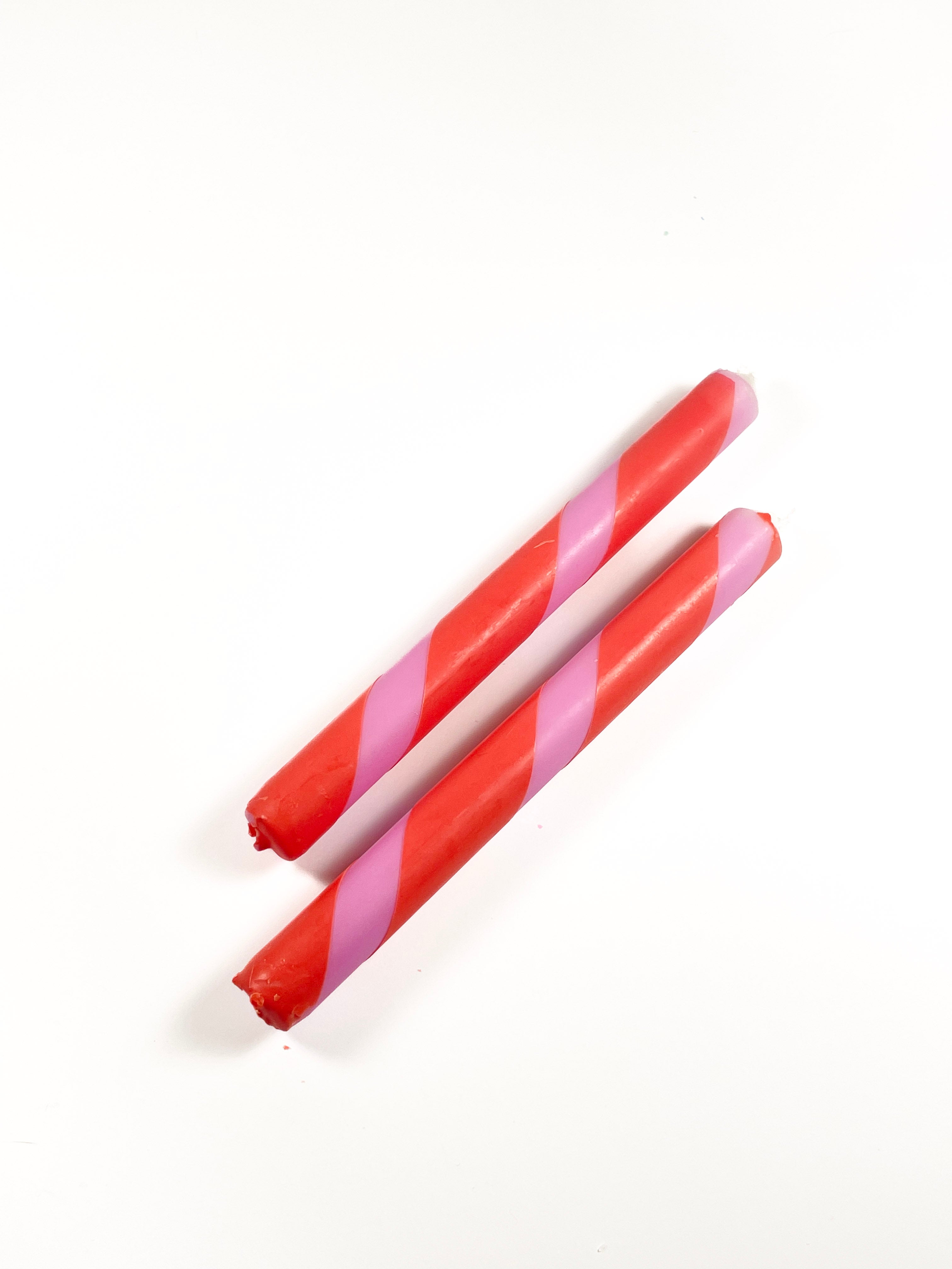 Twisted Striped Candles – Mix & Match