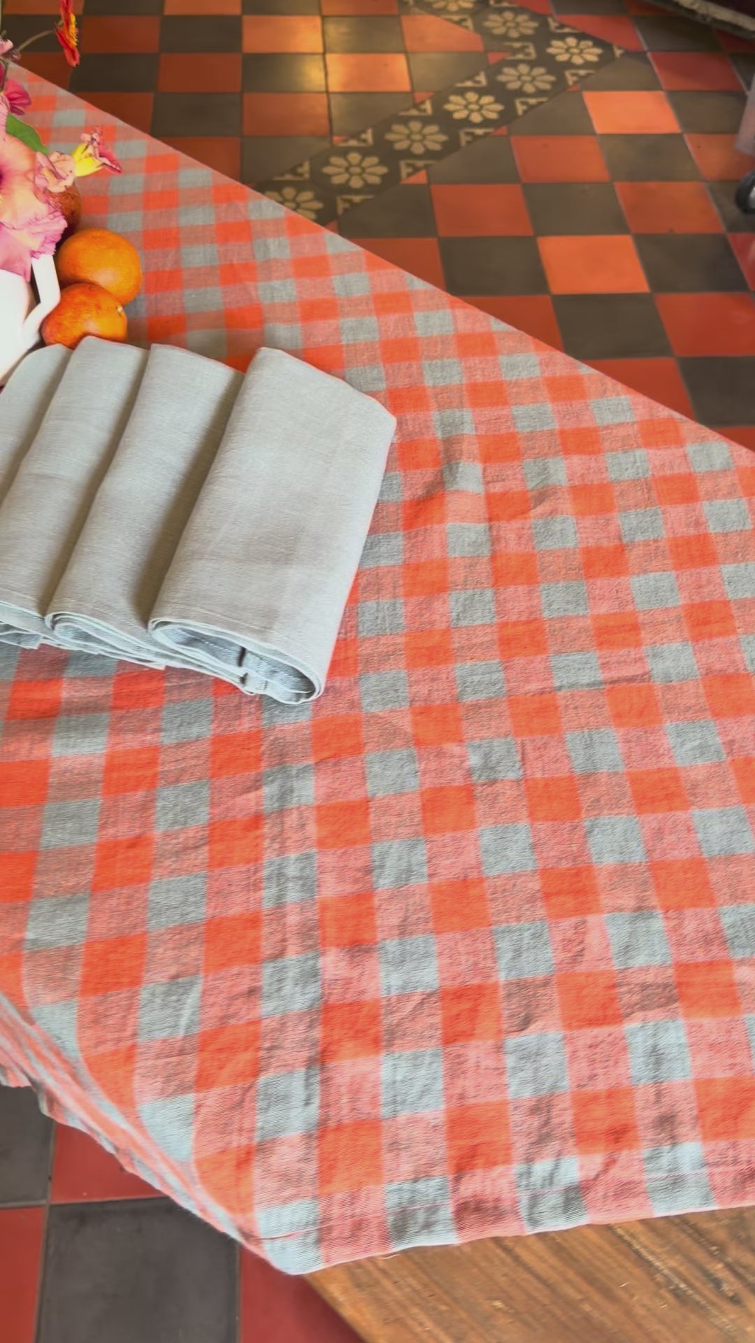 Sea Breeze Plain Linen Napkins